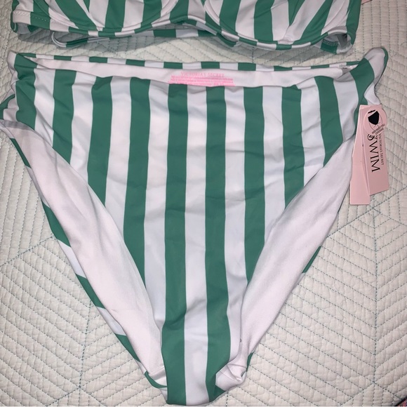 VS Full Coverage Striped Bikini - NWT - Picture 4 of 6